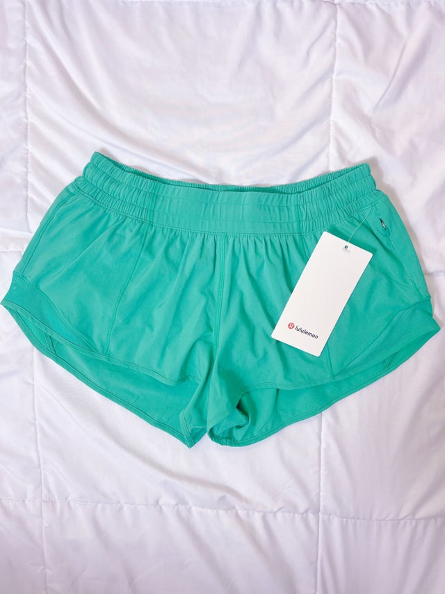 Lululemon Hotty Hot Shorts 4” Tidewater Teal Size 2, Women's